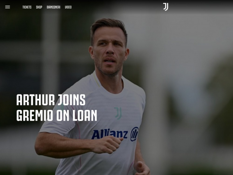 开云app-尤文图斯官方宣布阿图尔租借至巴西格雷米奥队